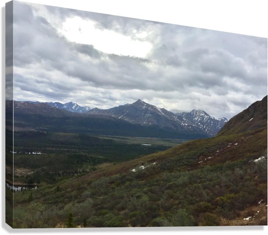 Across a Valley Canvas Print