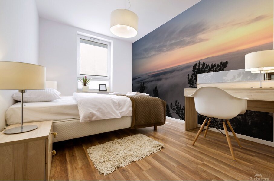 Predawn Clouds Mural print