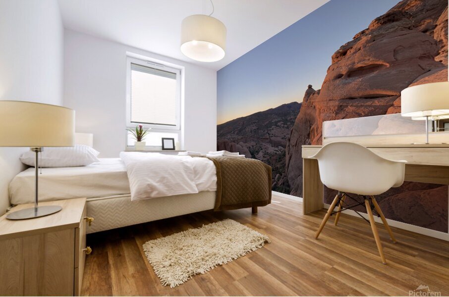 Rocks Aflame Mural print