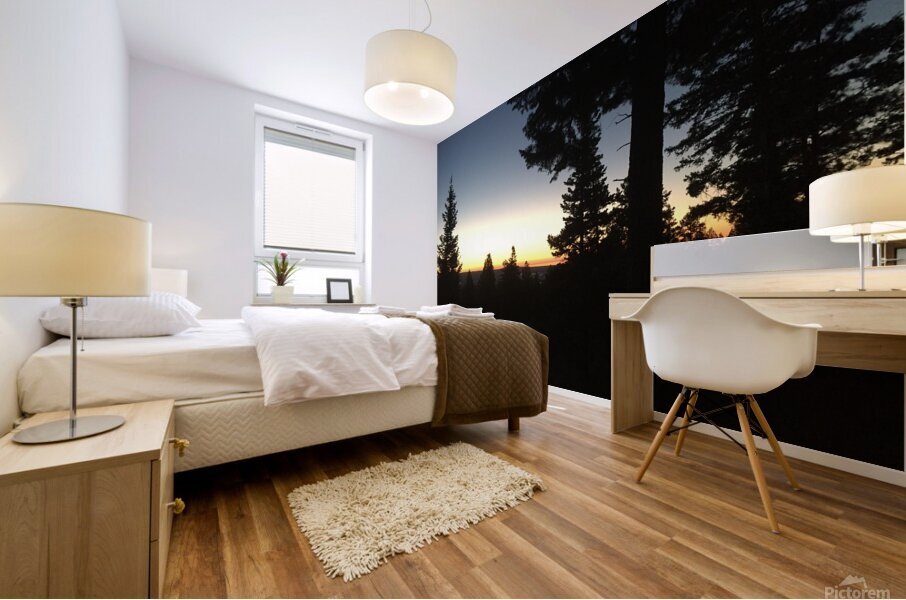 Silhouettes Mural print