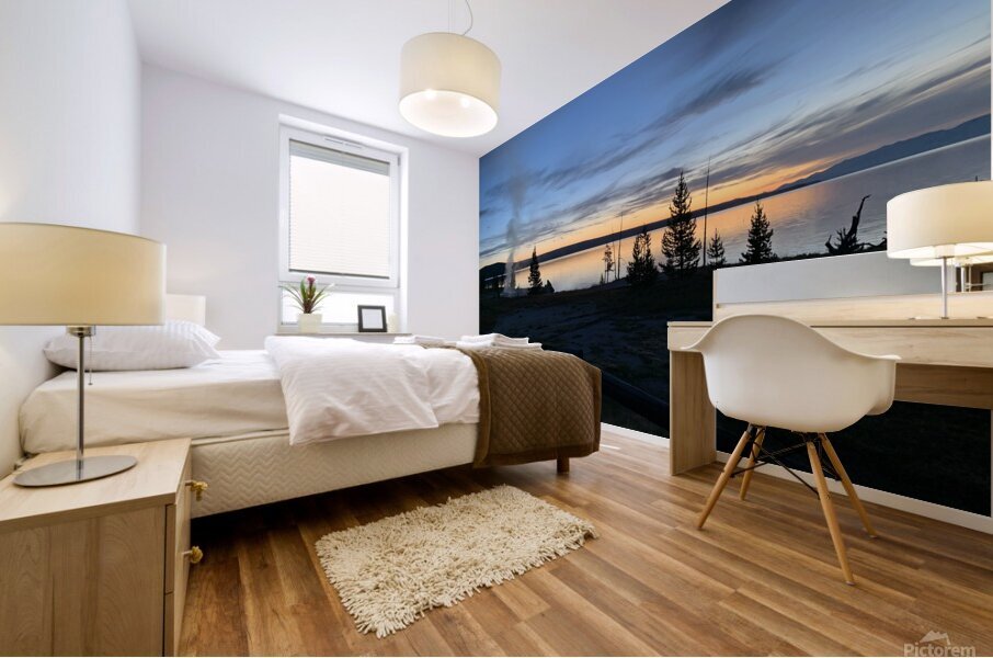 Saluting the Dawn Mural print