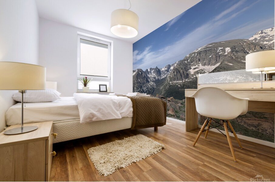 Mountains Mural print