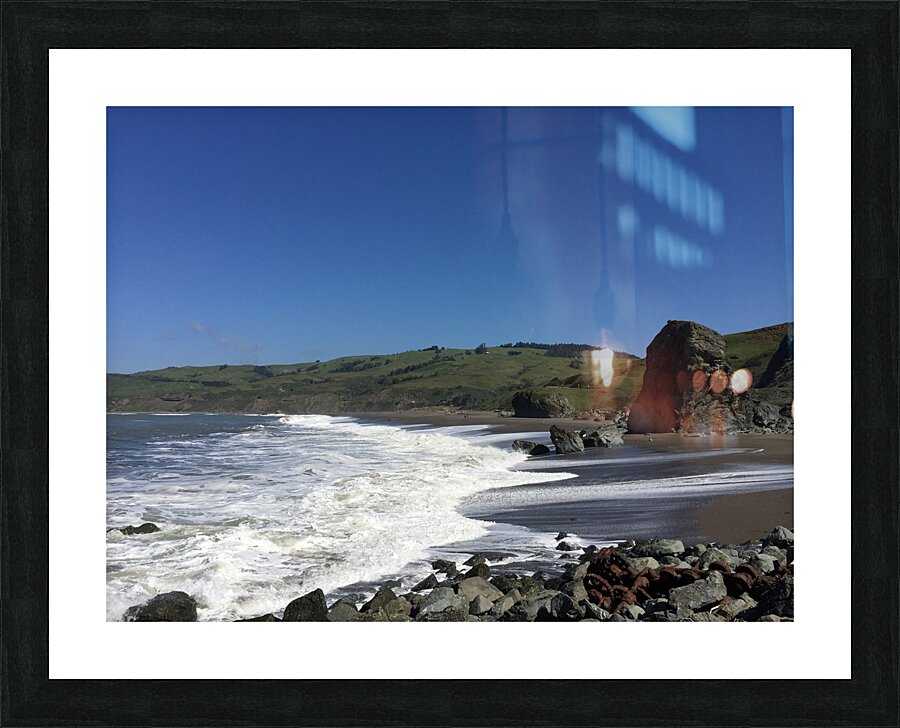 Ocean Surf Picture Frame print