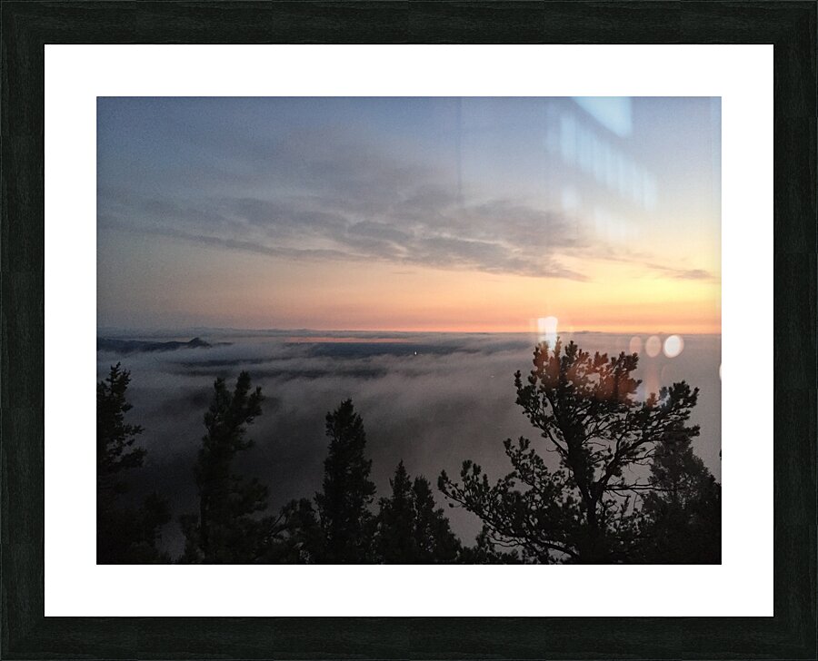 Predawn Clouds Picture Frame print