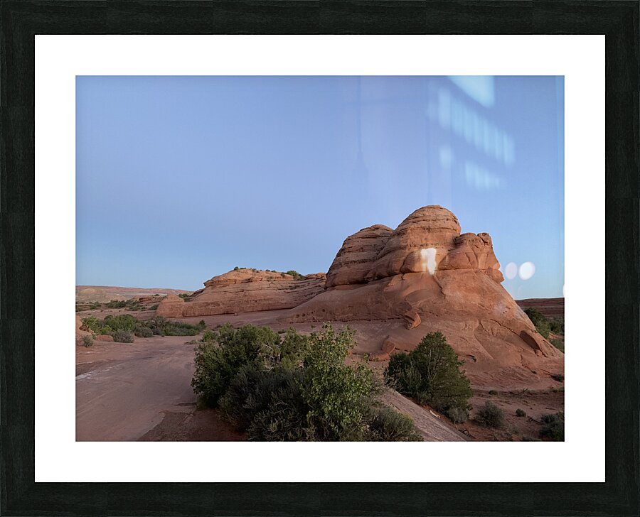 Red Domes Picture Frame print