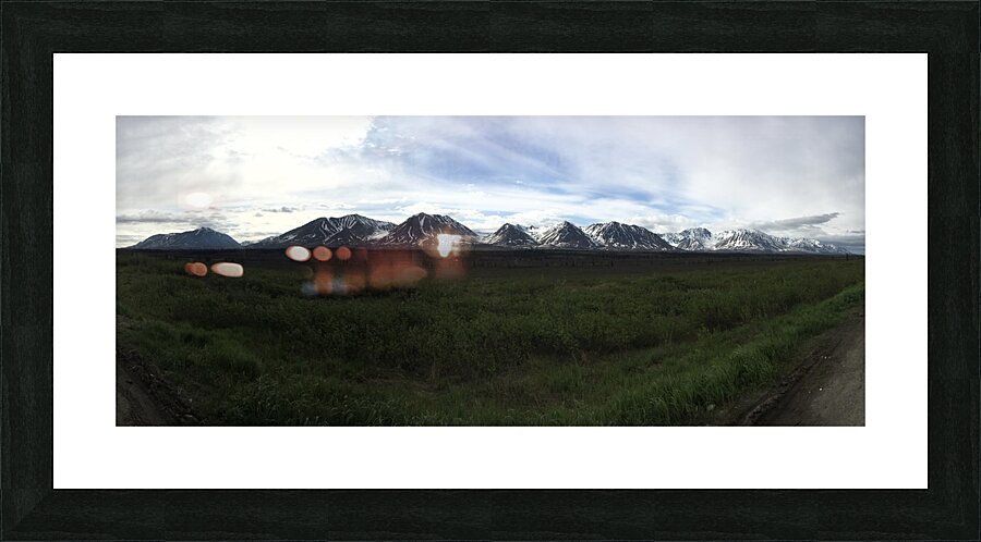 Mountains March Picture Frame print