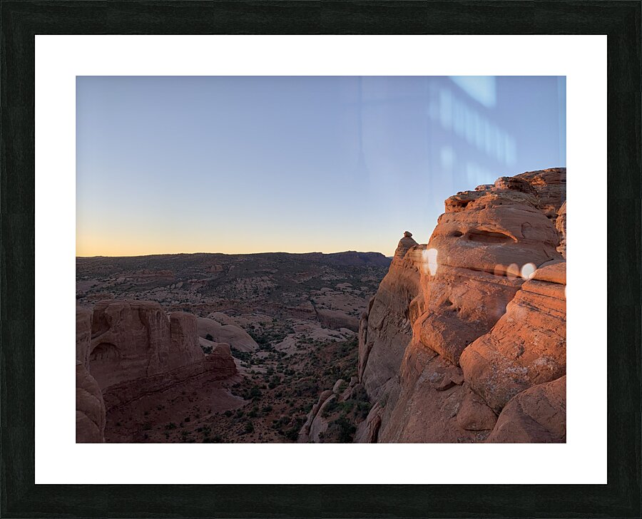 Rocks Aflame Picture Frame print