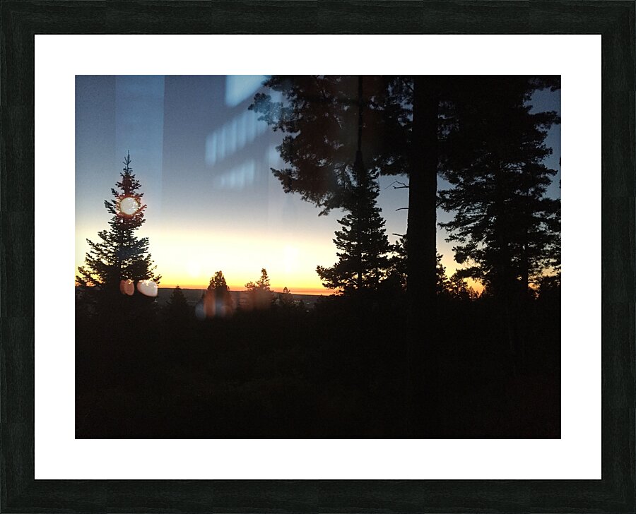 Silhouettes Picture Frame print