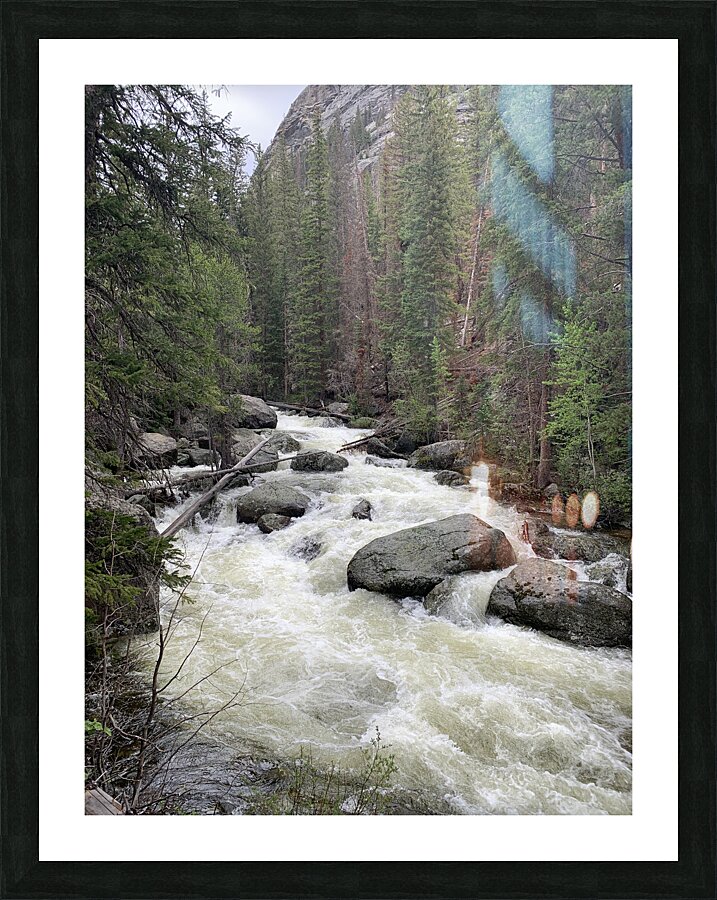 Rushing Waters Picture Frame print