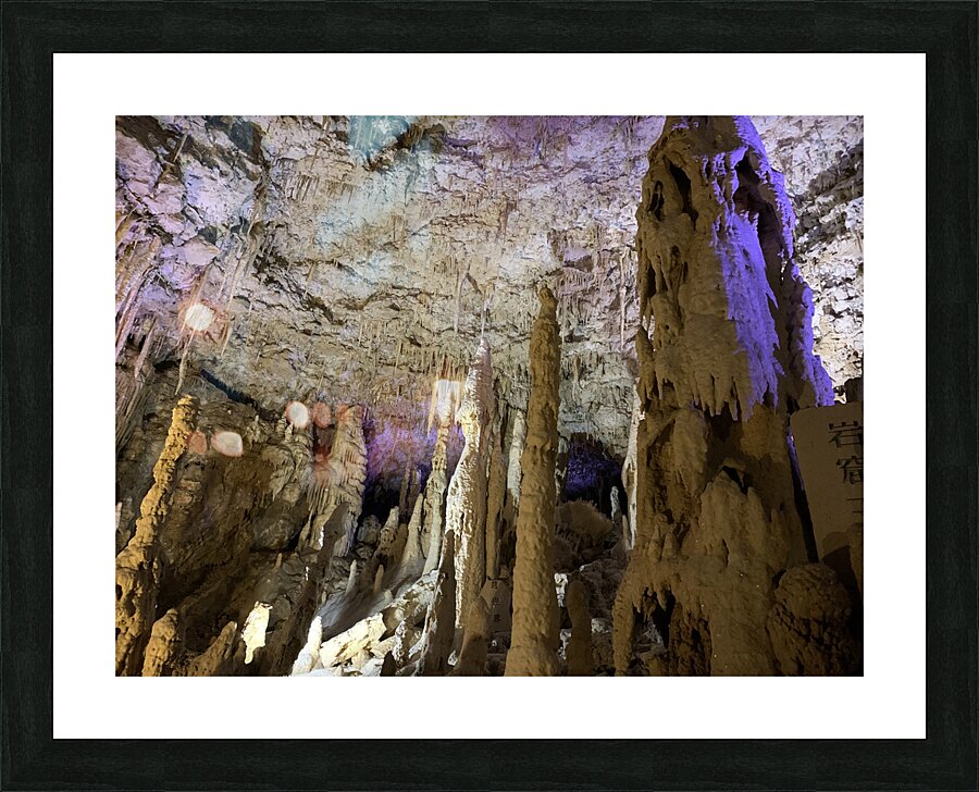 Gaias Columns Picture Frame print