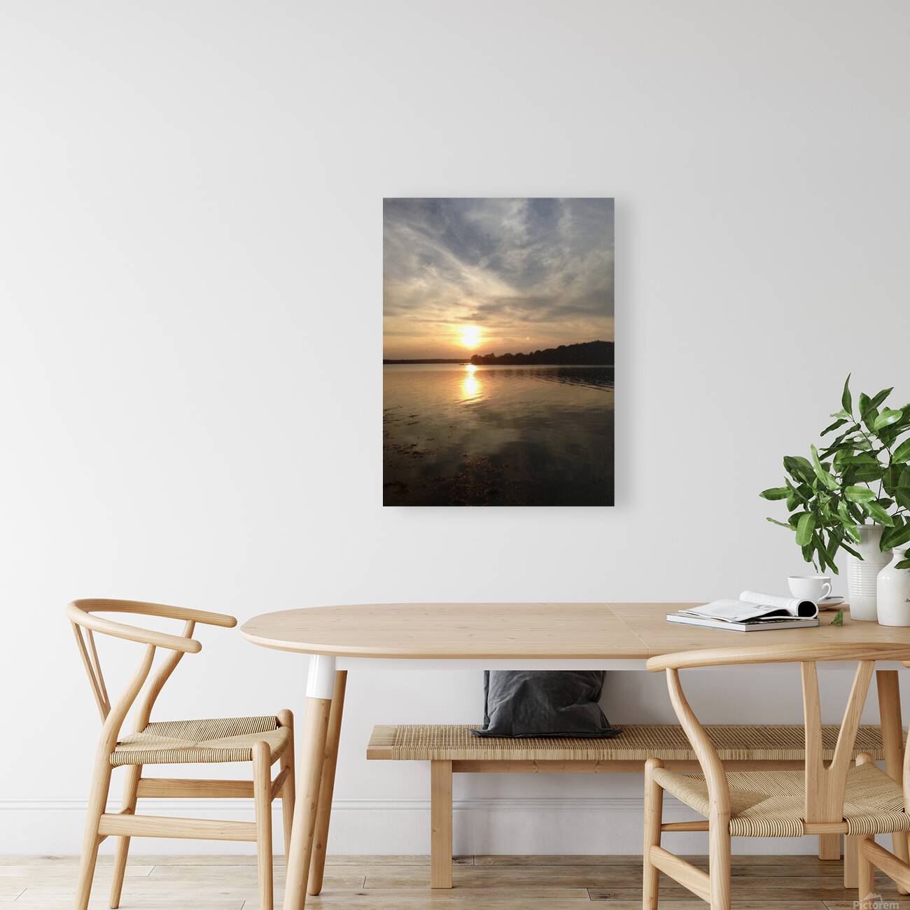 Sunset on the Lake Reproduction
