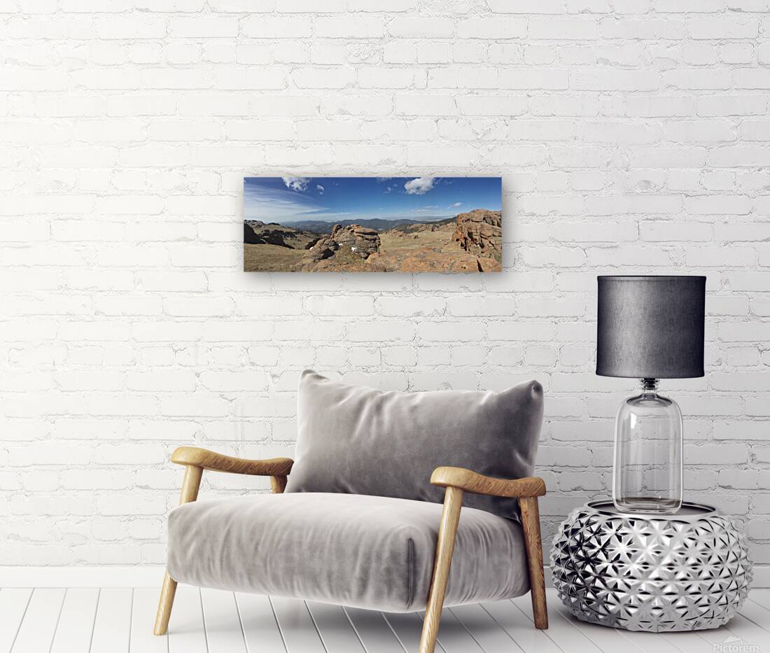 Mountaintop Panorama Reproduction