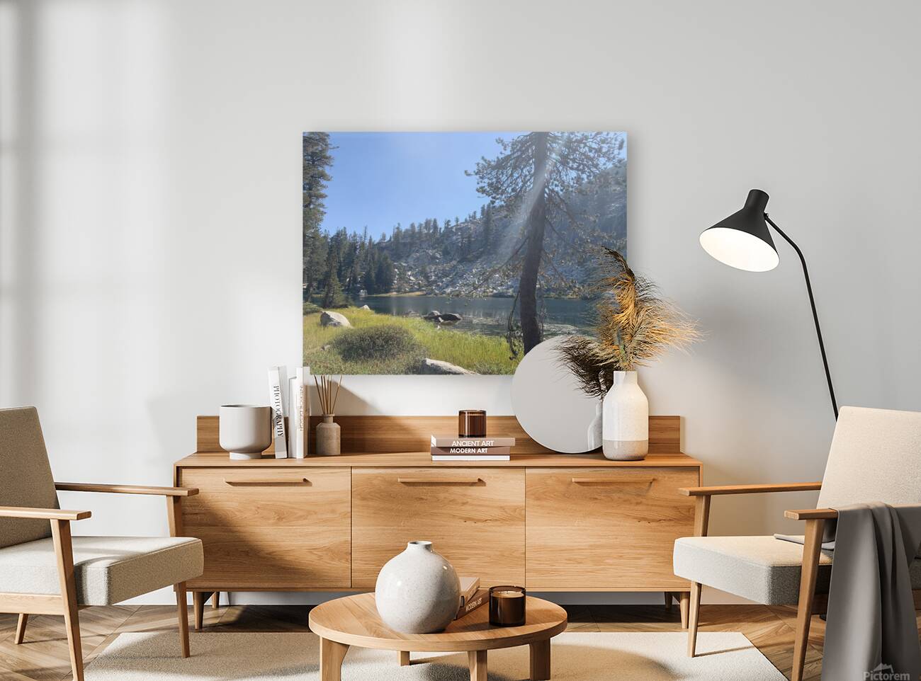 A Mountain Lake Reproduction