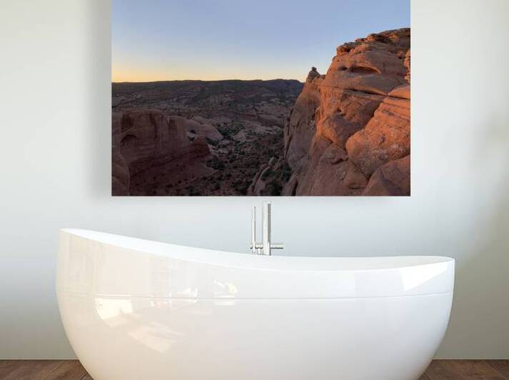 Rocks Aflame Reproduction