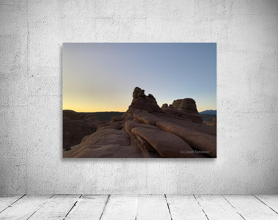 Predawn Rocks Wall Preview