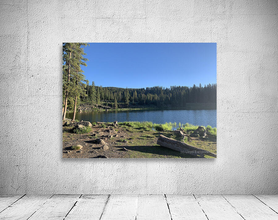 Ruffled Mountain Lake Wall Preview