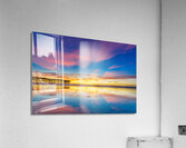 crystalclearpierSunset Acrylic Print