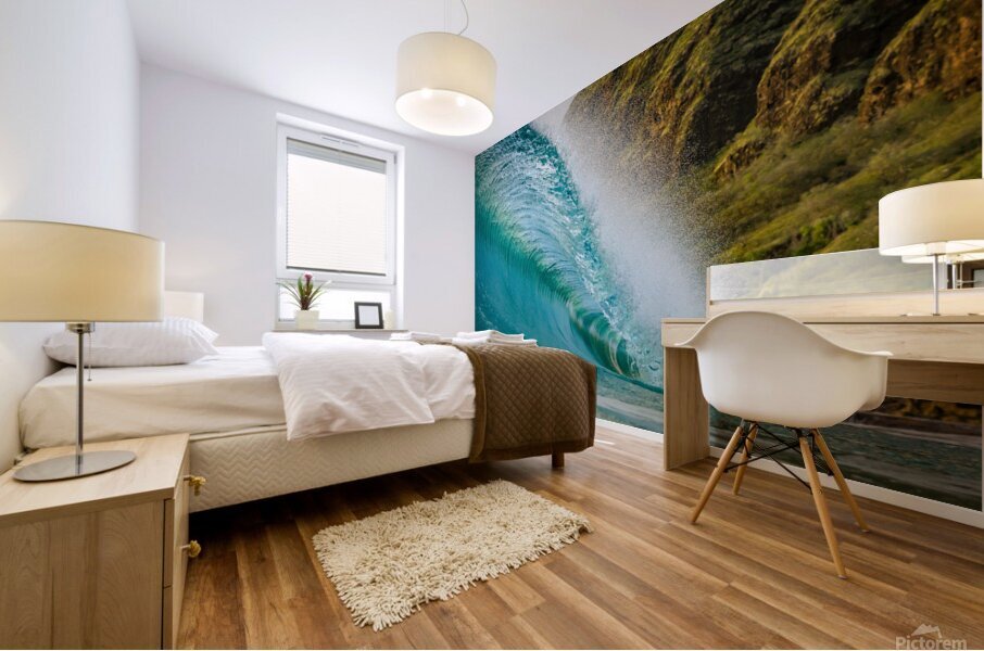 HawaiiShorebreak Mural print