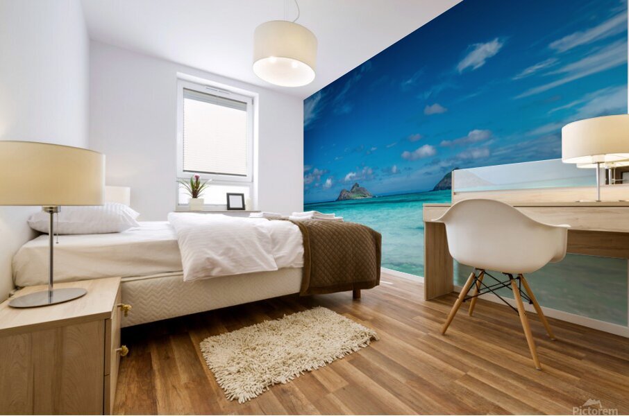 Lanakai Blue  Mural print