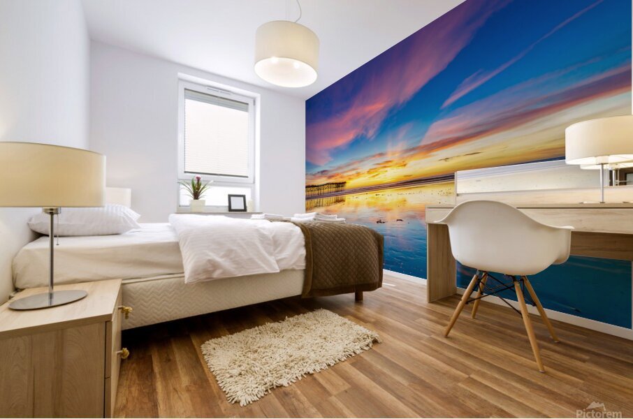 crystalclearpierSunset Mural print