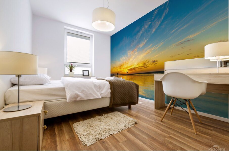 SurferSunset Mural print