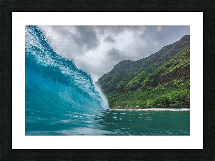  Hawaii Wave  Picture Frame print