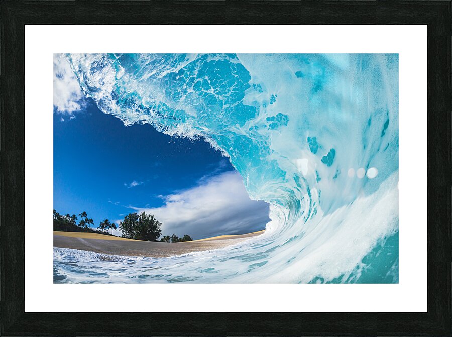 Keikis Shorebreak Picture Frame print