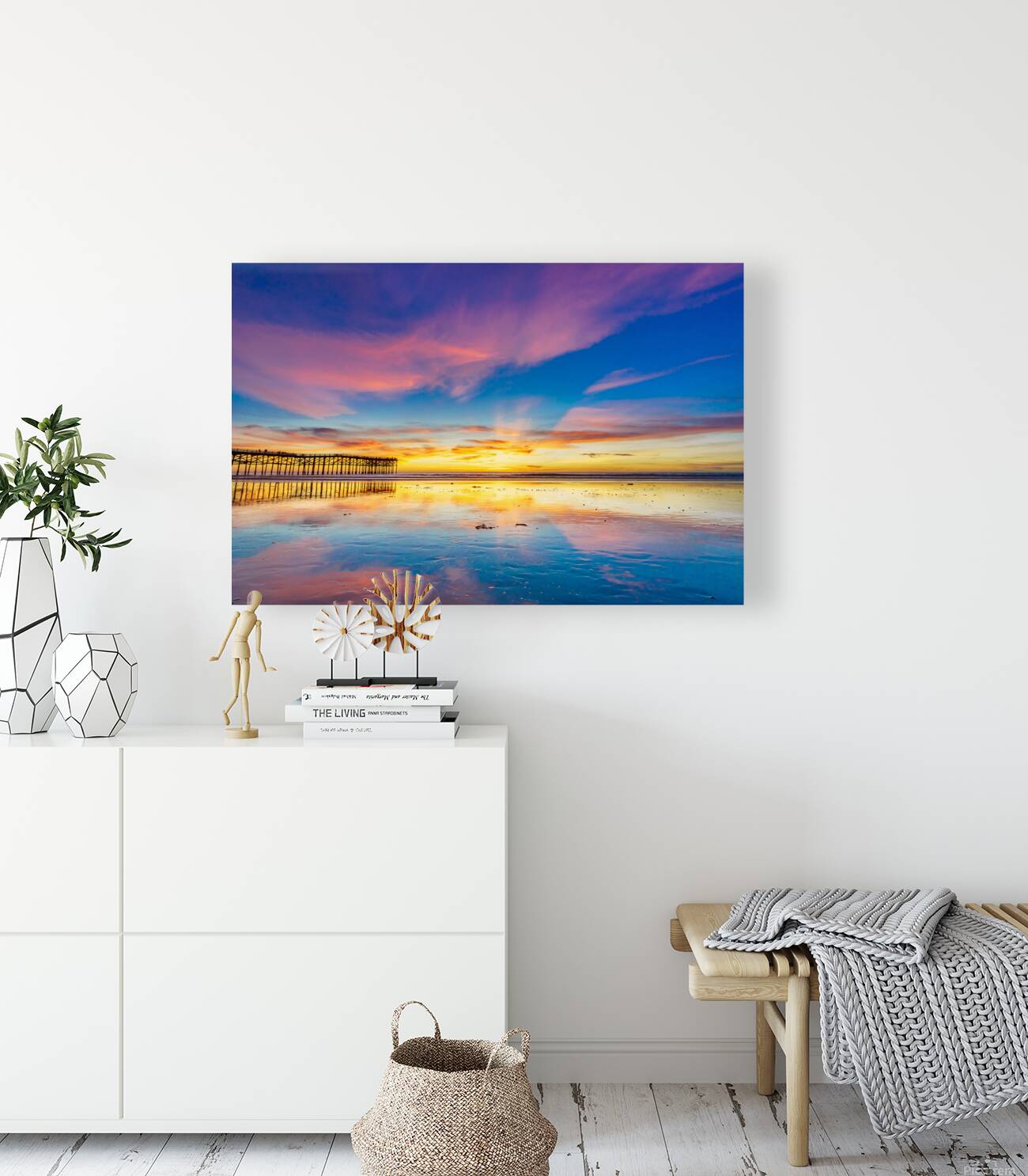 crystalclearpierSunset Reproduction