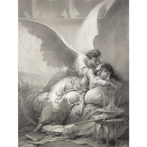 Count Mihaly von Zichy 1827 1906 ANGEL WHISPERI by ASAR STUDIOS