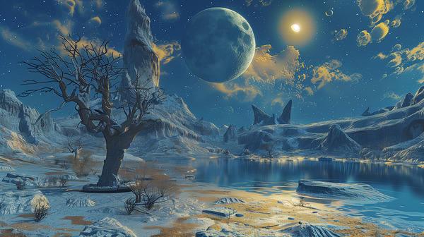 a mesmerizing landscape textured three dimensio 8 Digital Download