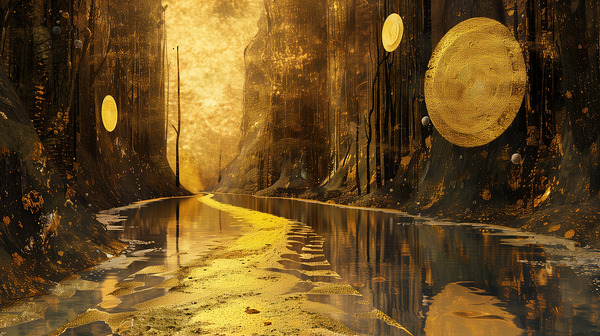 a stunning textured three dimensionally extrava e Digital Download