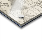 Kaart van Amsterdam en omliggende gebieden Danie Acrylic print