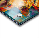 A beautiful chahuahua lying on owner in the sof 7 Acrylic print