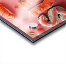 3d letters SUSHI with sushi food and accessorie 7 Acrylic print