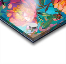 A beautiful painting of peonies in the style of f Acrylic print