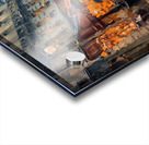 A captivating depiction of a bustling Parisian  d Acrylic print