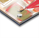 a family is visiting art museum in style of All c Acrylic print