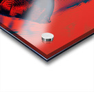 A minimal and weird design with a color scheme  e Acrylic print