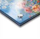 A tranquil garden scene adorned with blooming r 0 Acrylic print