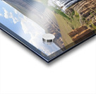 Aerial view of the earths canyon with a huge wa b Acrylic print