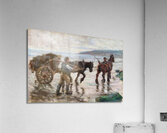 HAROLD HARVEY 1874 1941 SEAWEED GATHERERS ON NEWL Acrylic Print