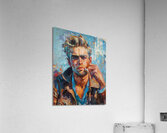 A 1940s print style vintage cigarette advert wi 5 Acrylic Print