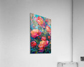 A beautiful painting of peonies in the style of f Acrylic Print