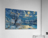 a mesmerizing landscape textured three dimensio 8 Acrylic Print