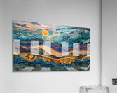 a mesmerizing landscape textured three dimensio c 1717343885.9548 Acrylic Print