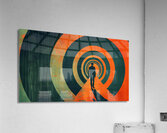 A minimal and weird design with a color scheme  7 Acrylic Print