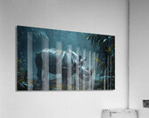 A minimalist studio shot capturing the vulnerab 7 Acrylic Print