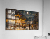 A Night of Revelry Illustrate a lively scene of c Acrylic Print