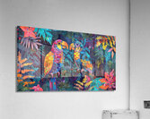 A painting in the style of imitation batik psyc 0 1717467594.5503 Acrylic Print