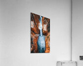 Aerial view of the earths canyon with a huge wa 9 Acrylic Print